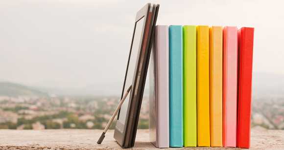 Livres et liseuse