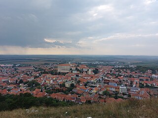 Ausblick vom heiligen Berg auf Mikulov