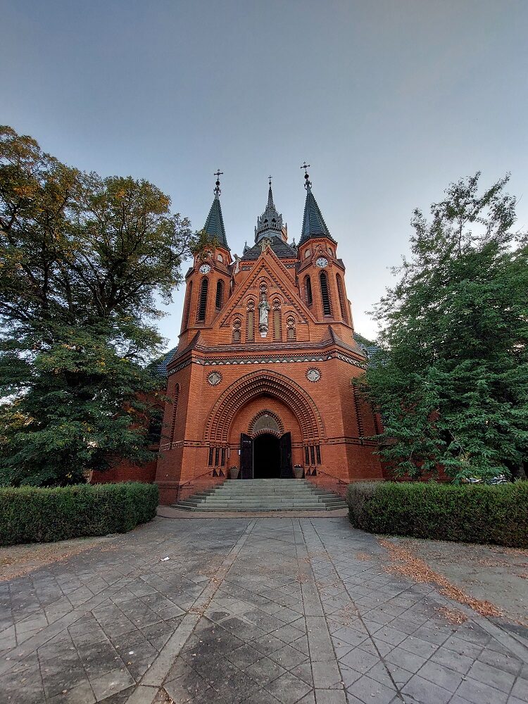 Die Wenzelskirche in Břeclav – ganz in der Nähe meiner Unterkunft