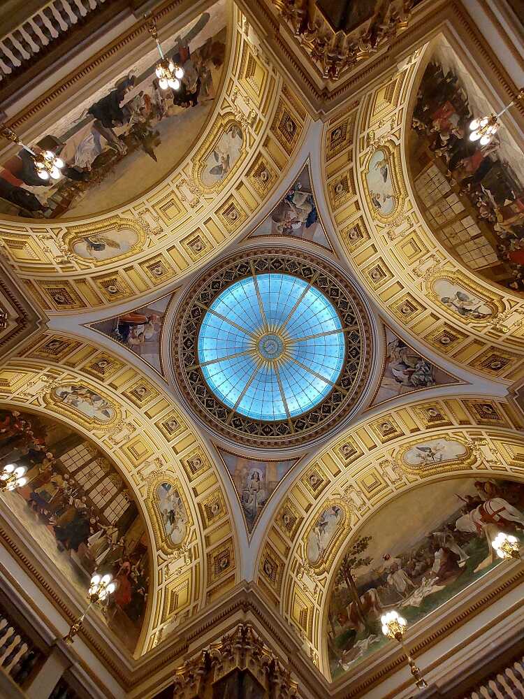 Die Decke des Nationalmuseums