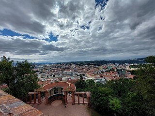 Ausblick von der Festung Špilberk auf Brno