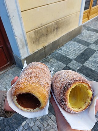 Trdelník mit Füllung - SEHR süß aber auch sehr lecker