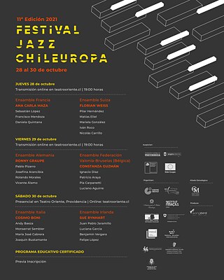Afiche festival de jazz