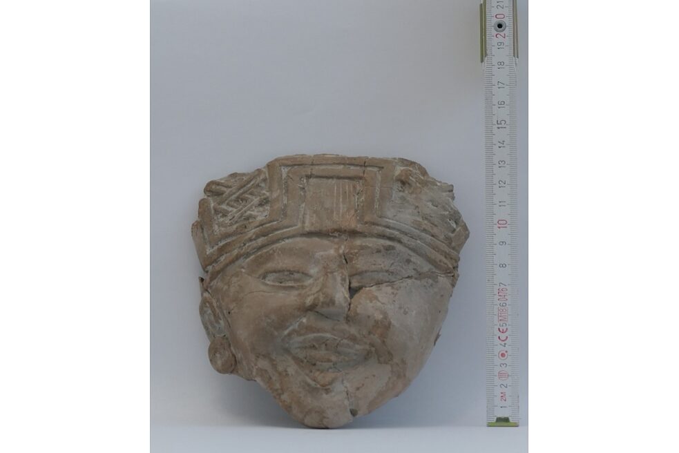 Anthropomorphic head in the Totonac style