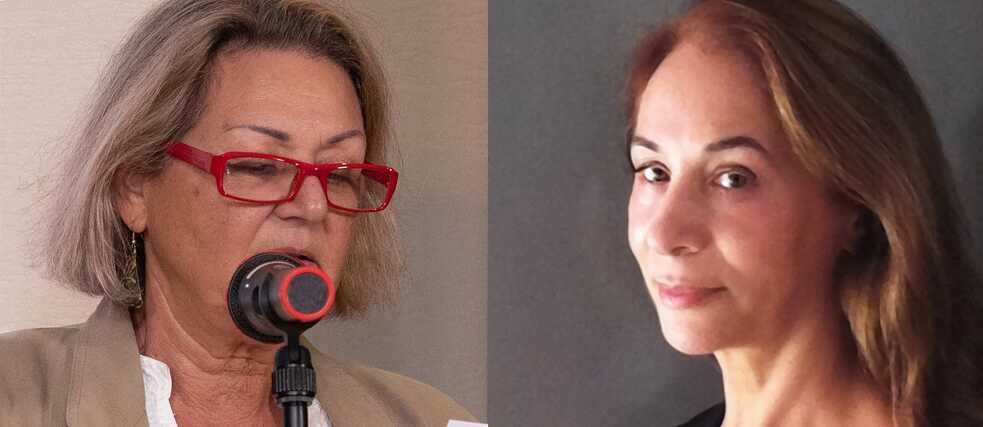 Nora Hadjisoteriou und Lily Michaelidou (vlnr)