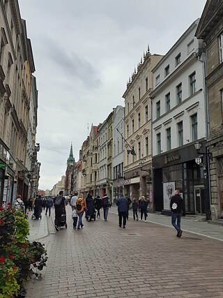 Straße in Torun