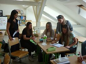 Am Freitag in der 7. Stunde im Wahlkurs mit den Abiturient*innen