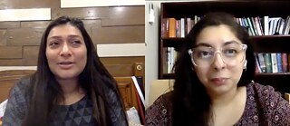 Aziza Ahmad und Zuha Siddiqui