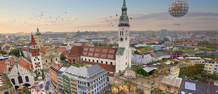 How a sustainable Munich might look in the future. 