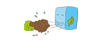 elektrischer Handtrockner