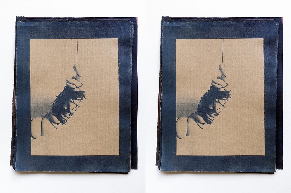 Legami, prove di cianotipia 2