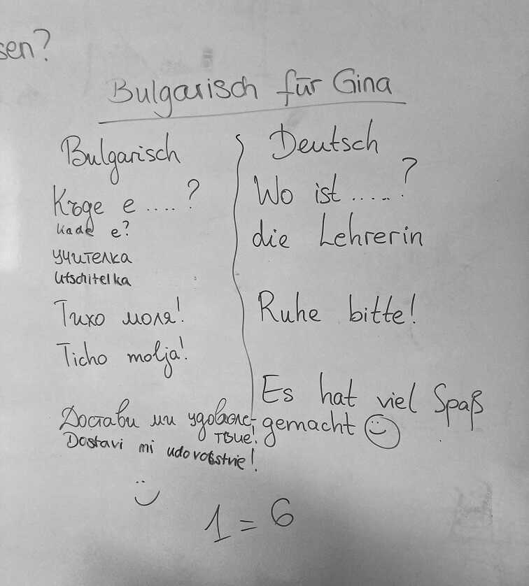 Bulgarisch für Gina