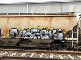 Street-Art an Zügen 