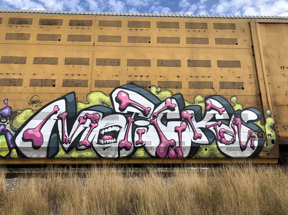 Street-Art an Zügen 