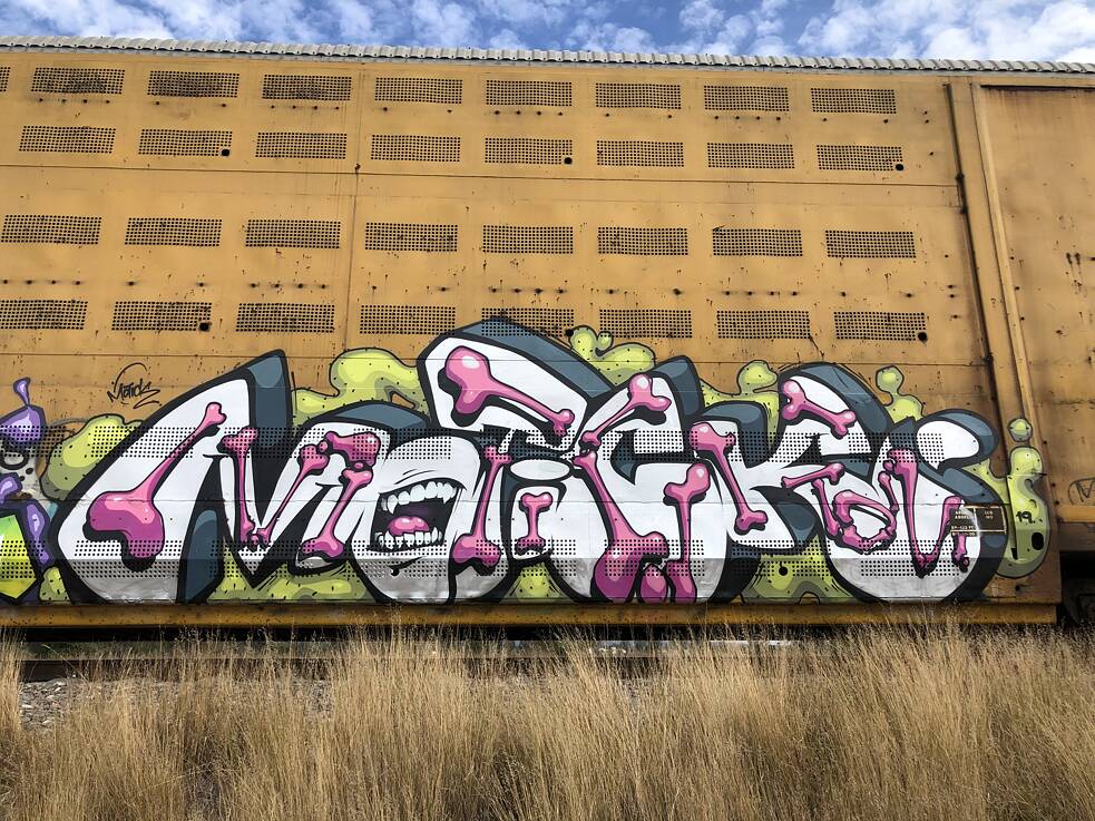 Street-Art an Zügen 