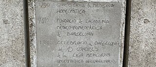 Samuel Hahnemann Denkmal Jahreszahlen