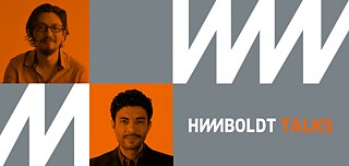 Foto de dos autores Hernán Caro e Rodrigo Bastidas Perez, para a live