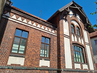 Backsteinarchitektur in Klaipėda, Galerie Pranas Domšaitis. Liepų Straße 33