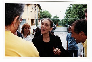Pina Bausch at the Goethe-Institut São Paulo in 2000. 