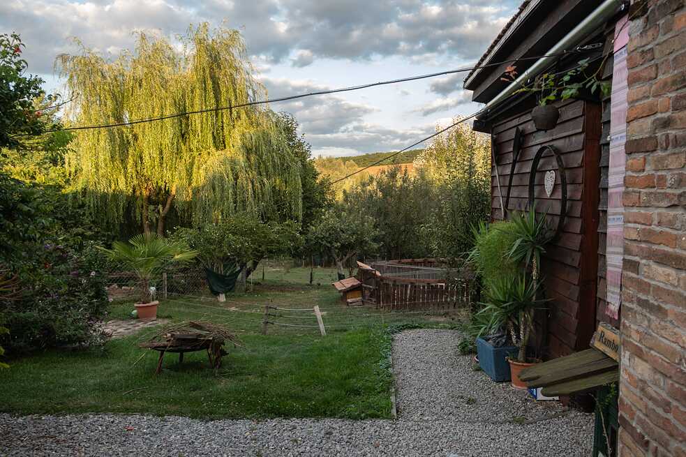 Gartenausblick