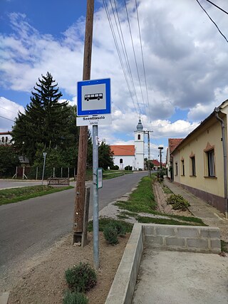 Bushaltestelle Szentlászló