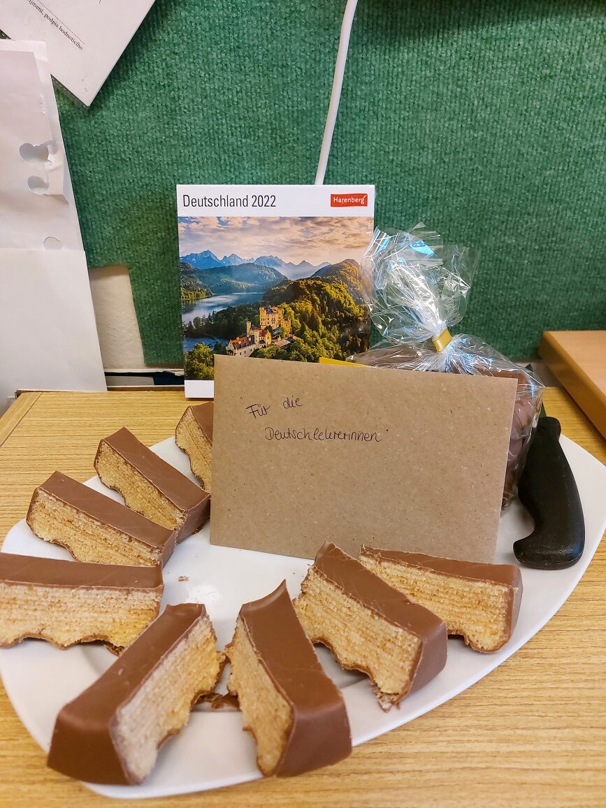 Verabschiedung mit Baumkuchen aus Deutschland