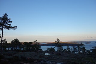 Blick auf die Ostsee an Höga Kusten 