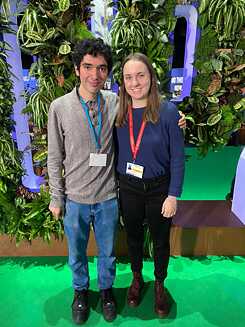 Arshak y Annika de Fridays for Future en la COP