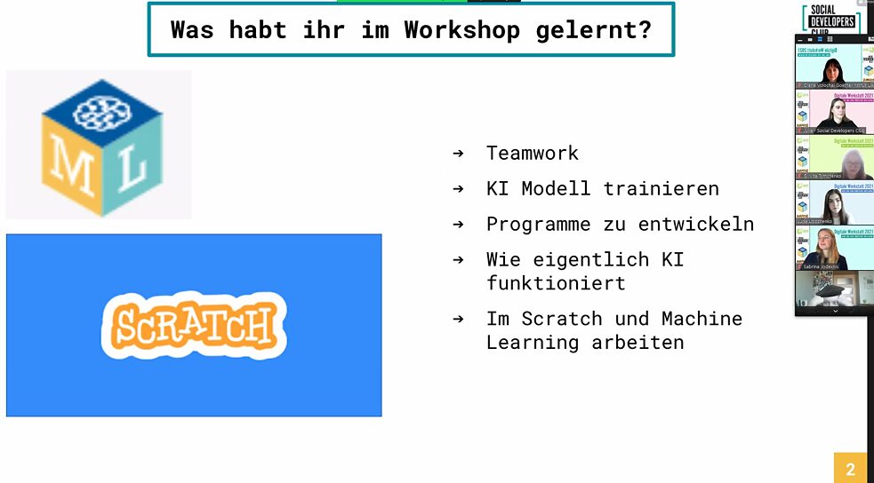Was habt ihr im Workshop gelernt?