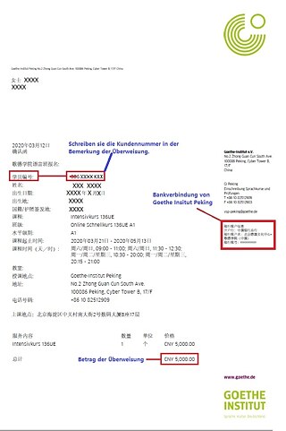 Buchungsbestätigung