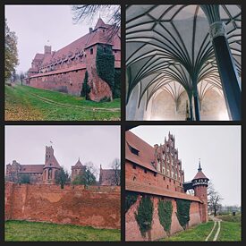 Ordensritterburg Malbork, gehört zum UNESCO Weltkulturerbe