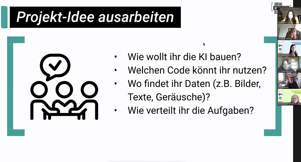 Projektidee ausarbeiten