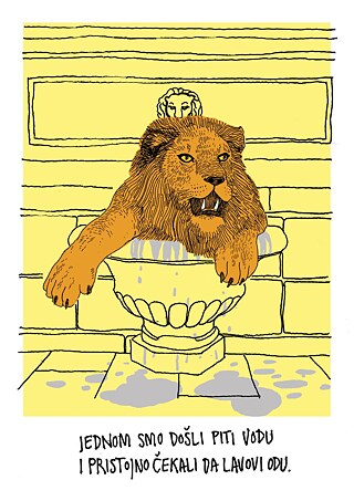 Ilustracija &copy; ©Marko Golub Lavovi