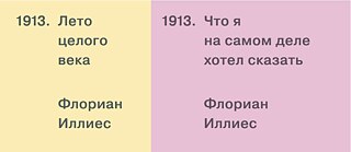 Обложки книг Флориан Иллиес_Фрагмент