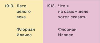 Обложки книг Флориан Иллиес_Фрагмент