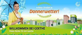 Donnerwetter mit Nina &copy; Graphik: Yuchen Jemeršić  © Goethe-Institut Ljubljana Donnerwetter mit Nina