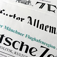 עיתונים שונים בגרמנית
