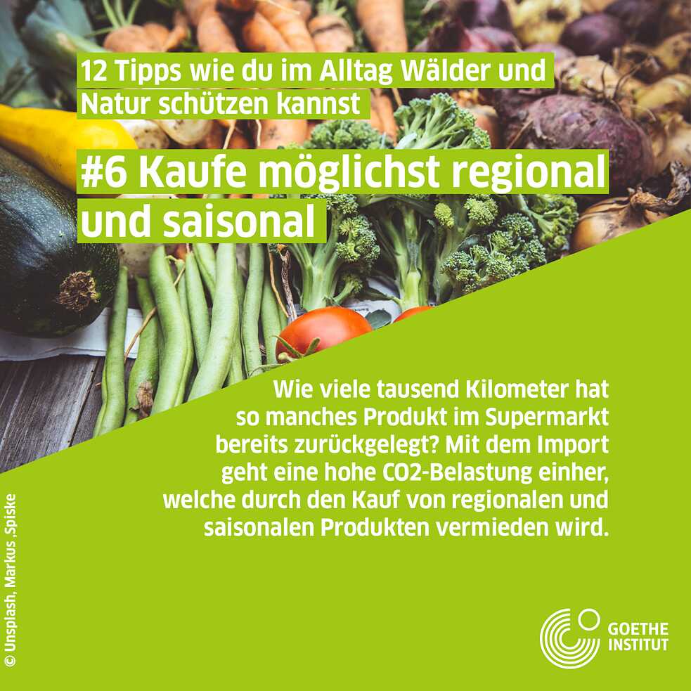 Saisonal Einkaufen