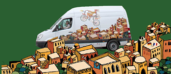 Der Bibliobus in Ramallah
