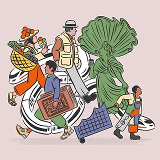 Hauptbahnhof – Hin und weg - Key visual