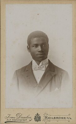 Porträt von Rudolf Duala Manga Bell, um 1902
