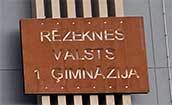 Lettland: 1.Staatsgymnasium Rezekne © © Jānis Poplavskis Lettland: 1.Staatsgymnasium Rezekne