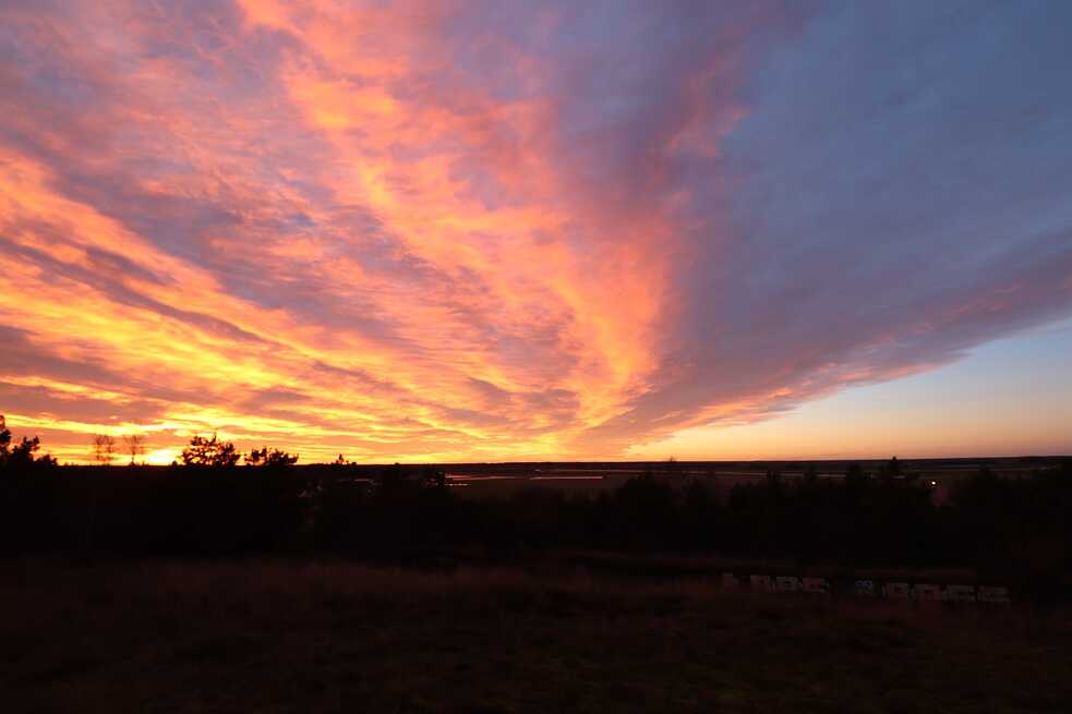 Sonnenuntergang in Gamla Uppsala