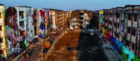 Street art by Kashmira Sarode in Kannagi Nagar.