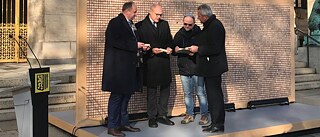 Eröffnung der Verschwindenden Wand in Dresden