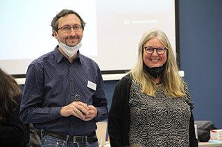 Veikko Frauenstein und Christiane Bolte-Costabiei haben für das Goethe-Institut das Projekt ausgearbeitet und geleitet