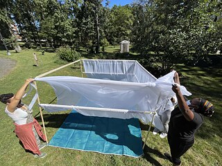 Fugitive Sanctuary, Community Pop up in Oxon Run Park, September 2021