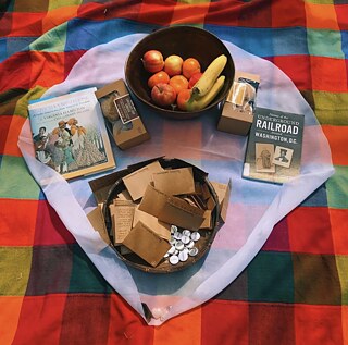 Fugitive Sanctuary, Community Pop up in Oxon Run Park, September 2021