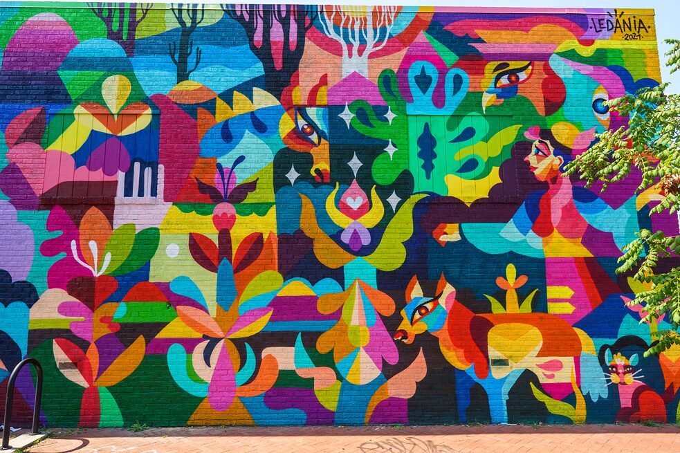 Mural von LeDania, aka Diana Ordóñez