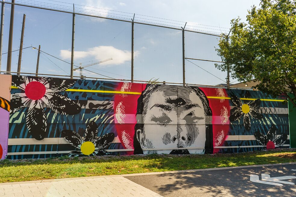 Mural von A.L. Grime, aka Ally Grimm